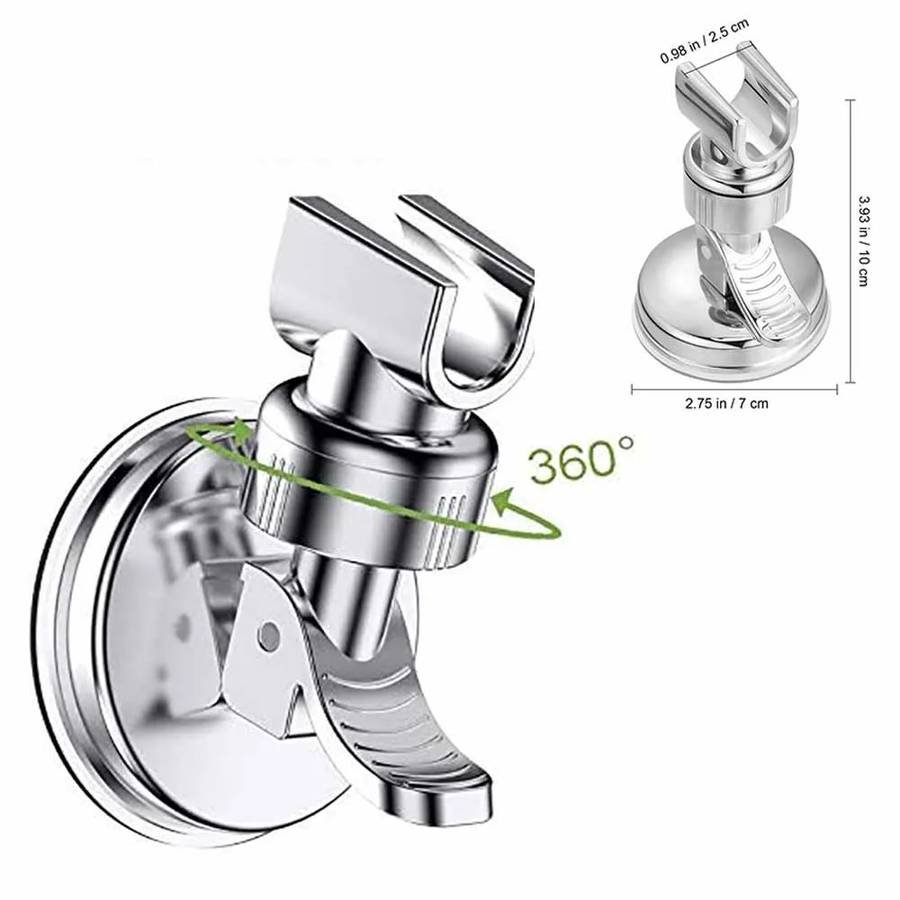 1Pc Universal Shower Head Holder Adjustable Strong Adhesive