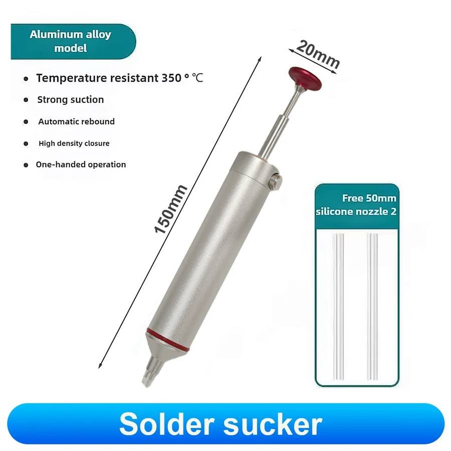 ANSIKI MJF-D9 Solder Sucker Aluminum Alloy Desoldering Pump
