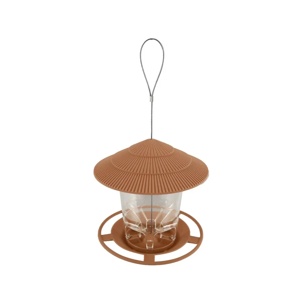 Terracotta Roof Hanging Feeder